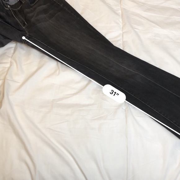 WHBM black Flare Denim Jeans size 8 - Picture 7 of 8